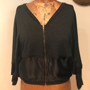 Heather silk and rayon blouse